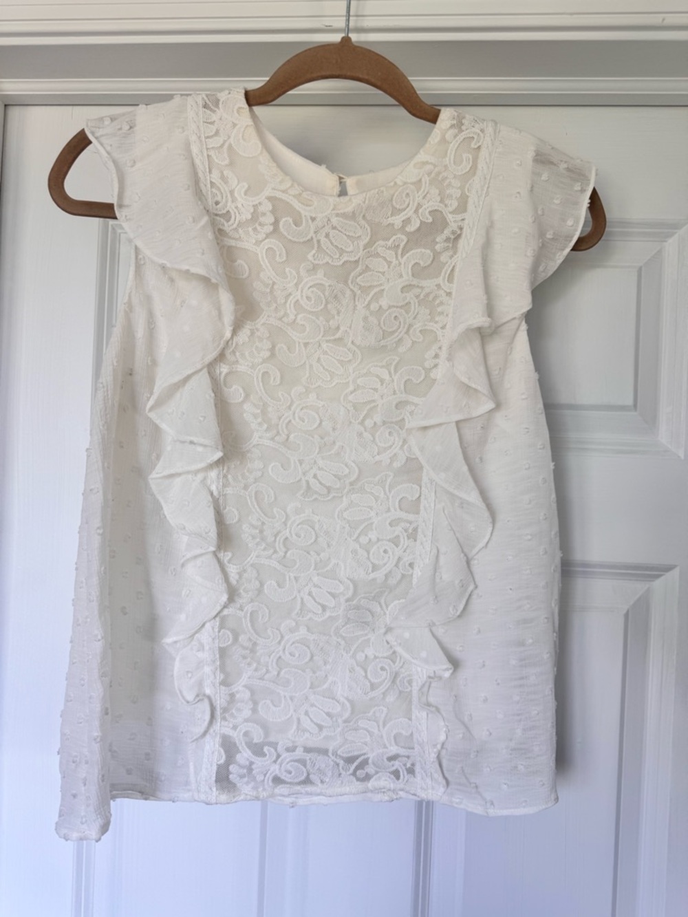 Flutter sleeve tank top